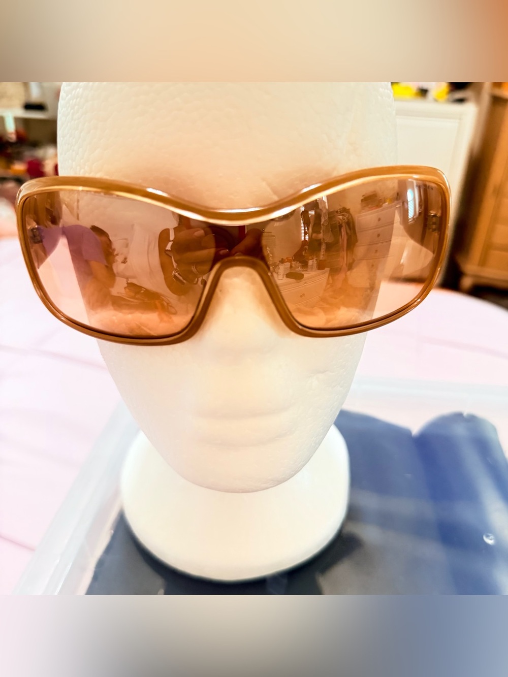 Ralph Lauren Women’s Brown Gradient Wrap Sunglasses